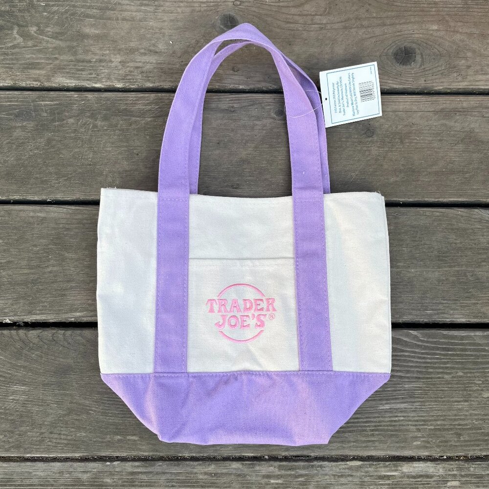Trader Joe's Mini Lavender Tote